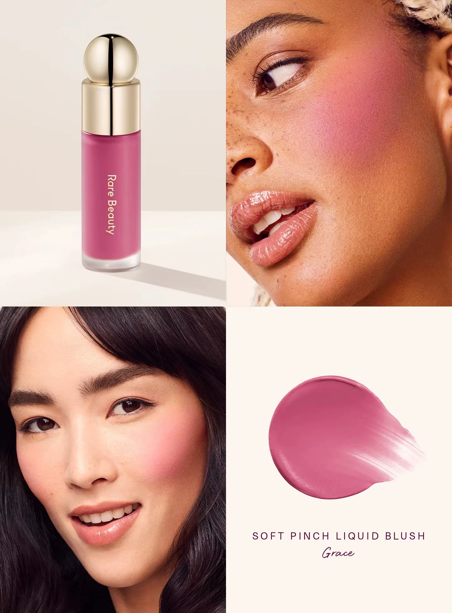 Soft Pinch Liquid Blush Silky and Glide on Smooth Long Lasting Plump Pinch-Perfect Flush Seamless Matte Dewy Makeup