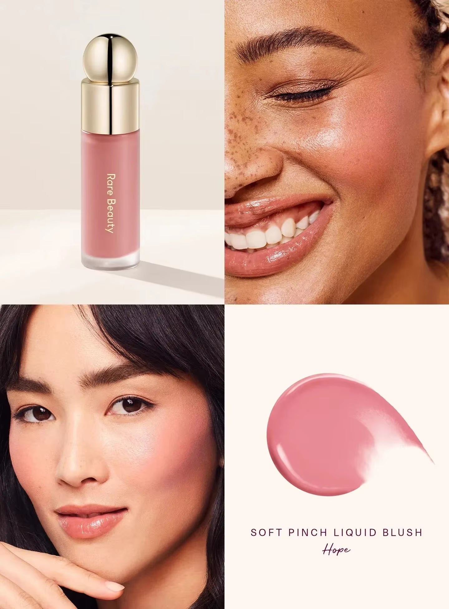 Soft Pinch Liquid Blush Silky and Glide on Smooth Long Lasting Plump Pinch-Perfect Flush Seamless Matte Dewy Makeup