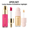 2Pc Set Lucky blusher & Outshine highlight
