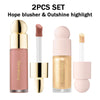 2Pcs Set Hope Blusher & Outshine highlight