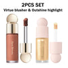 2Pcs Set Virtue blusher & Outshine highlight
