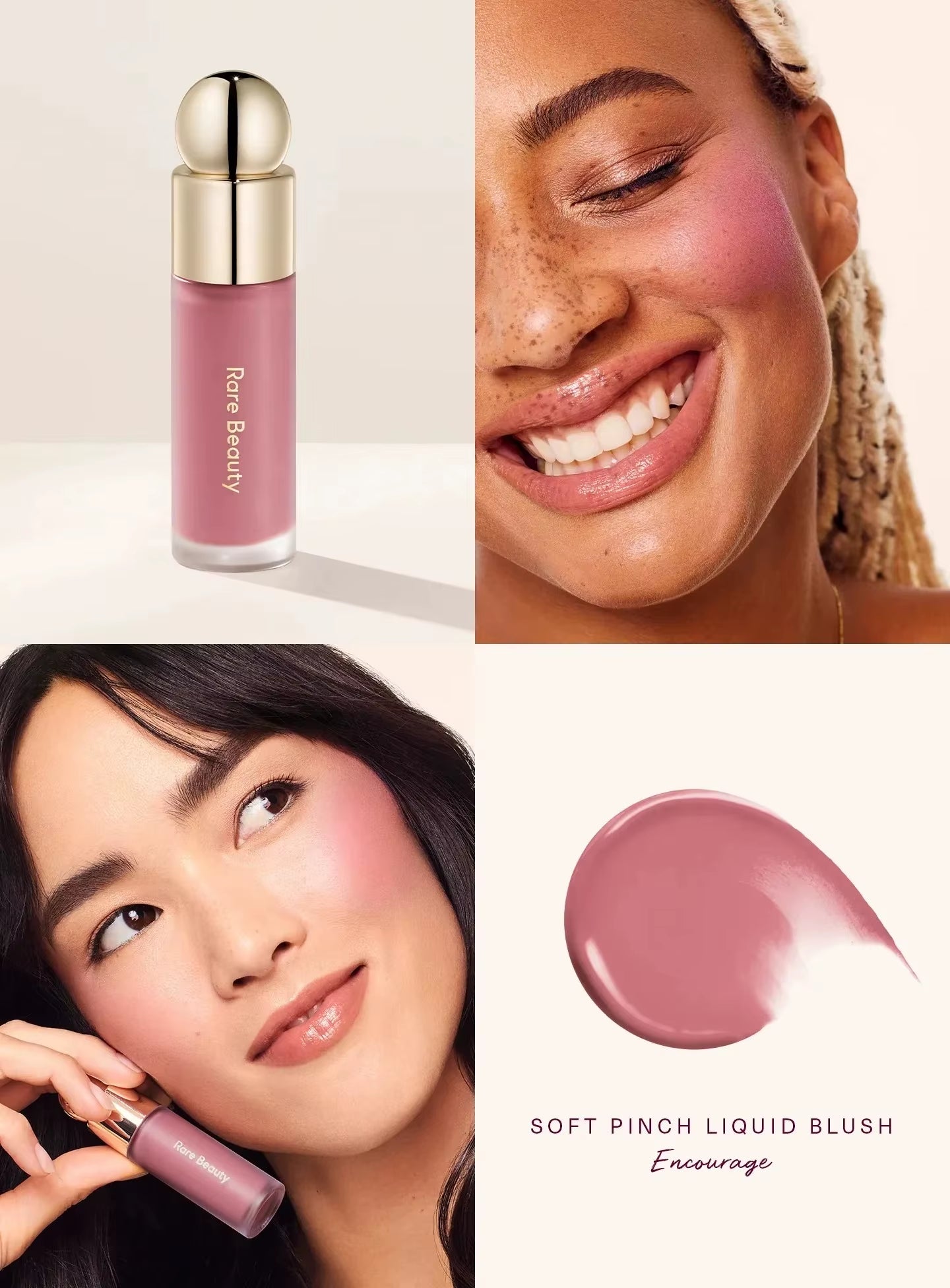 Soft Pinch Liquid Blush Silky and Glide on Smooth Long Lasting Plump Pinch-Perfect Flush Seamless Matte Dewy Makeup