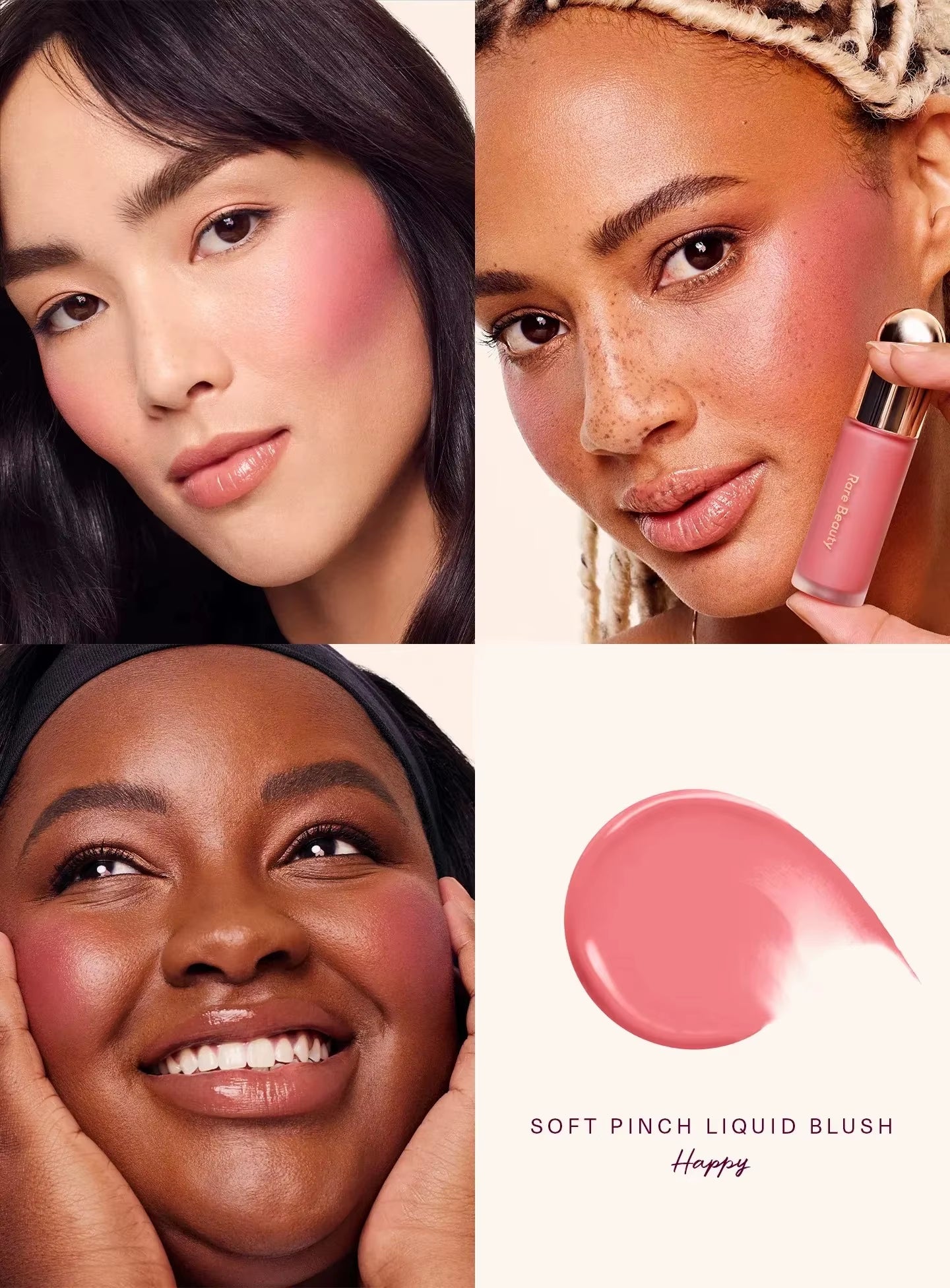 Soft Pinch Liquid Blush Silky and Glide on Smooth Long Lasting Plump Pinch-Perfect Flush Seamless Matte Dewy Makeup