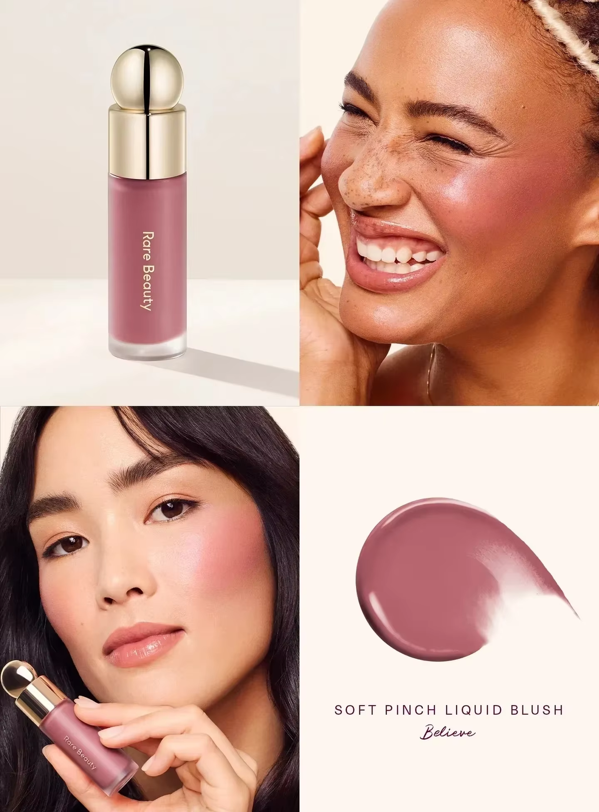 Soft Pinch Liquid Blush Silky and Glide on Smooth Long Lasting Plump Pinch-Perfect Flush Seamless Matte Dewy Makeup