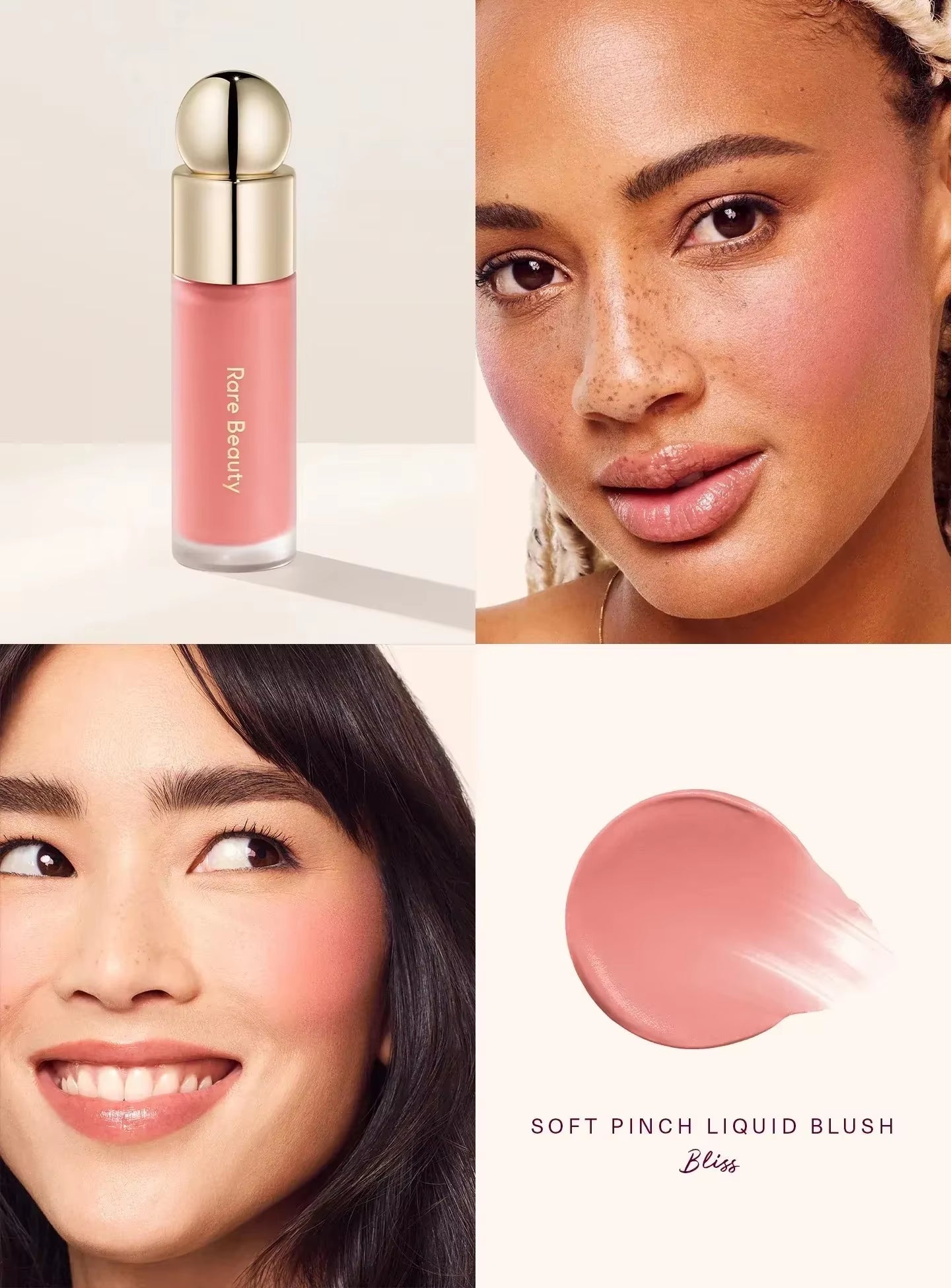 Soft Pinch Liquid Blush Silky and Glide on Smooth Long Lasting Plump Pinch-Perfect Flush Seamless Matte Dewy Makeup