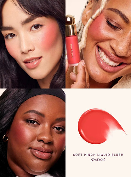 Soft Pinch Liquid Blush Silky and Glide on Smooth Long Lasting Plump Pinch-Perfect Flush Seamless Matte Dewy Makeup